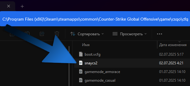 How to install config in CS2